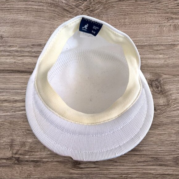 Kangol Tropic 507 Ventair Ivy Cap White Blue Tag 38–39 XL X-LARGE main image 4